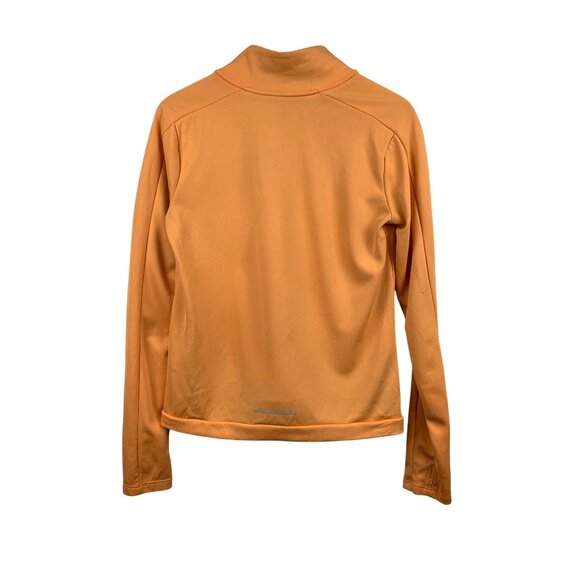 Nike Orange Quarter-Zip Pullover Jacket Women’s M - Picture 2 of 8